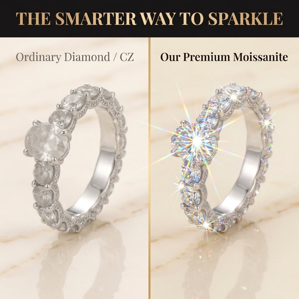 The Masterpiece Oval Premium Moissanite Ring