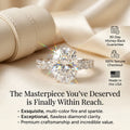 The Masterpiece Oval Premium Moissanite Ring
